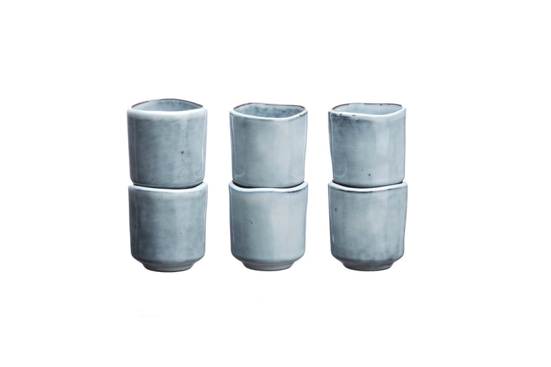 Tasse CLOUD 12cl - 6 pièces - Gris orage