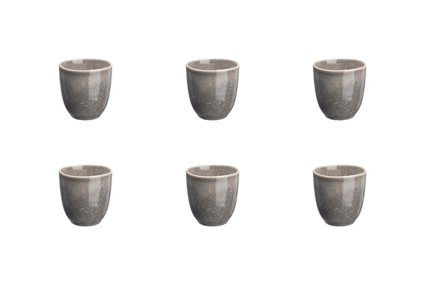 Tasse STELLAR 15cl - 6 pièces - Gris béton