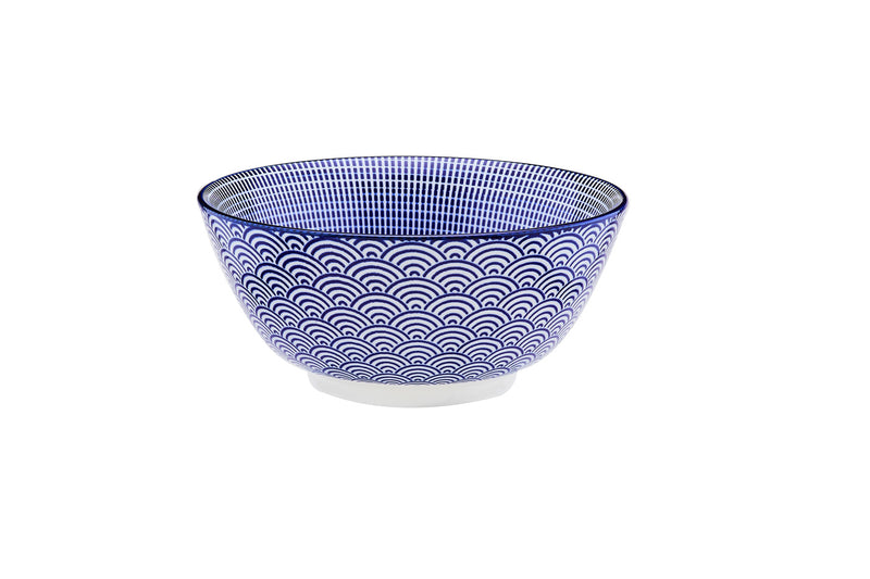 Bol PATTERN Ø15cm - 6 pièces - Dark blue