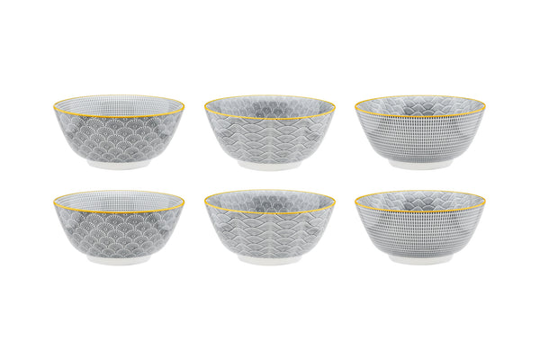 Bol PATTERN Ø15cm - 6 pièces - Eclipse