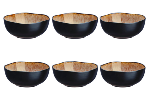 Bol IRIS Ø16,5cm - 6 pièces - Marron sauvage