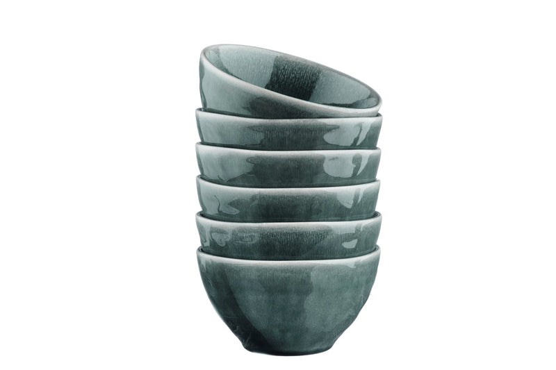 Bol MOON Ø14,5cm - 6 pièces - Pétrole