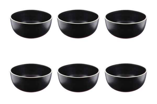 Bol ORIGIN Ø15cm - 6 pièces - Charbon