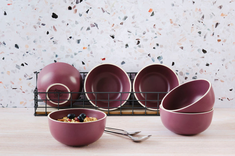 Bol ORIGIN Ø15cm - 6 pièces - Prune
