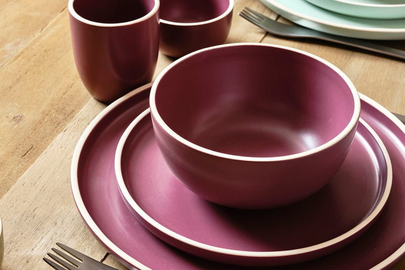Bol ORIGIN Ø15cm - 6 pièces - Prune
