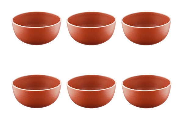 Bol ORIGIN Ø15cm - 6 pièces - Terracotta