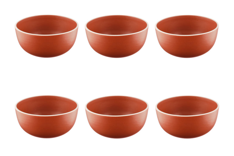 Bol ORIGIN Ø15cm - 6 pièces - Terracotta