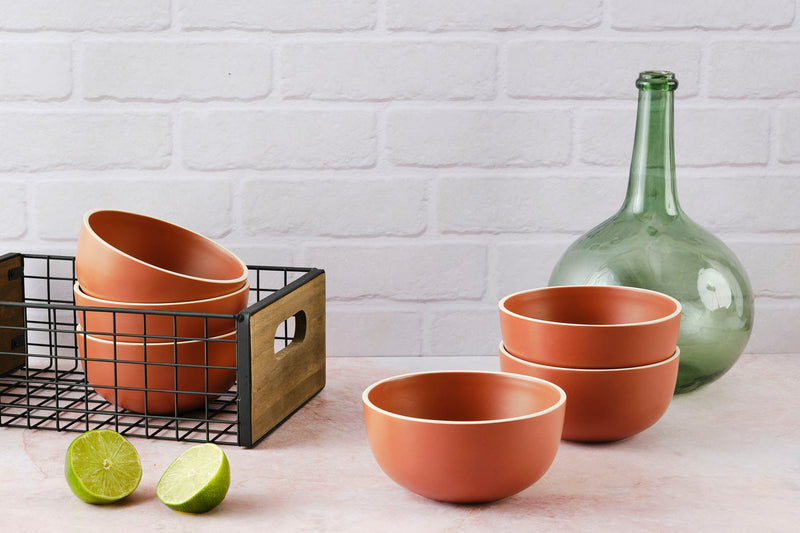 Bol ORIGIN Ø15cm - 6 pièces - Terracotta