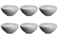 Bol STONE Ø17,5cm - 6 pièces - Gris lune
