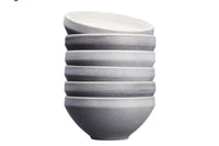 Bol STONE Ø17,5cm - 6 pièces - Gris lune