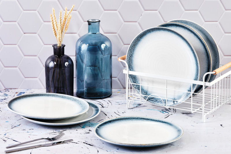 Assiette COSMOS Ø27,5cm - 6 pièces - Azur