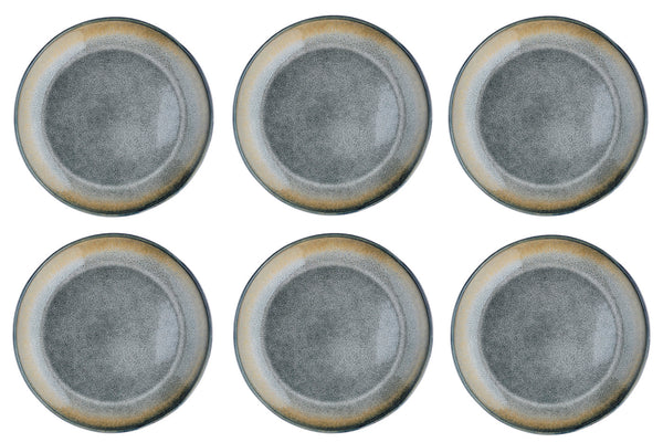 Assiette GENESIS Ø27cm - 6 pièces - Terre