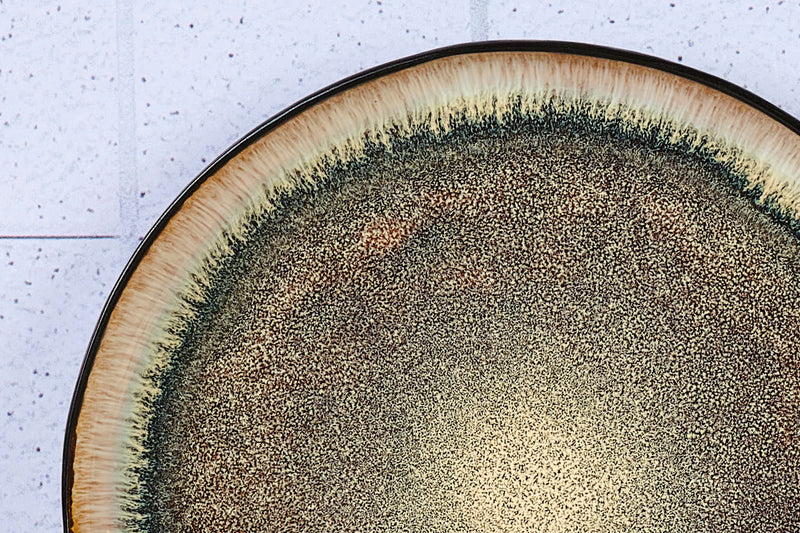 Assiette IRIS Ø26cm - 6 pièces - Marron sauvage