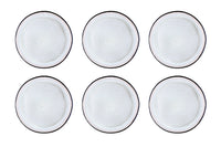 Assiette IRIS Ø26cm - 6 pièces - Blanc ivoire