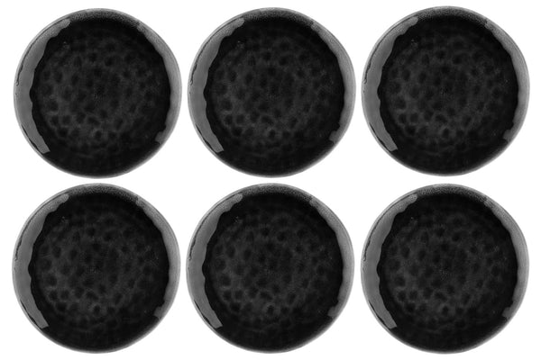 Assiette MOON Ø28,5cm - 6 pièces - Encre