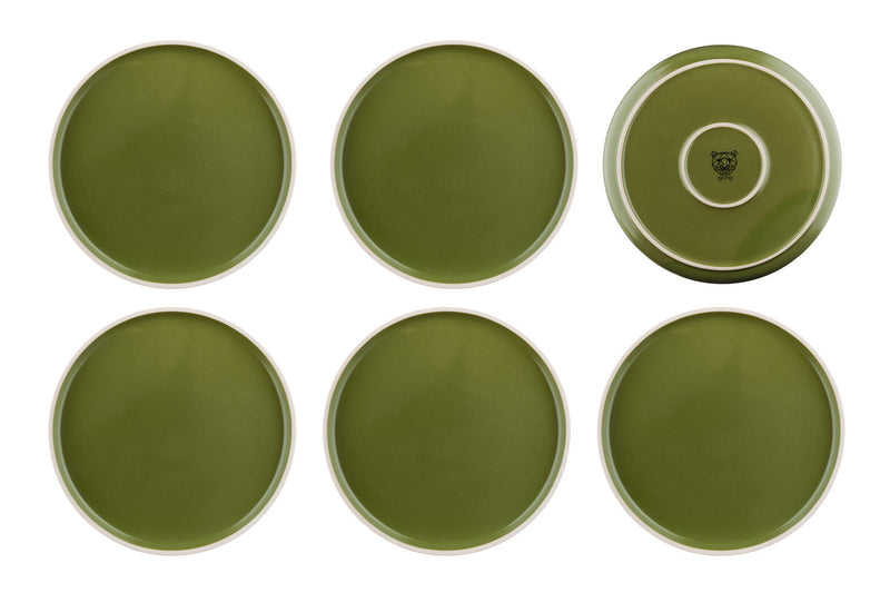 Assiette ORIGIN Ø26,5cm - 6 pièces - Argile