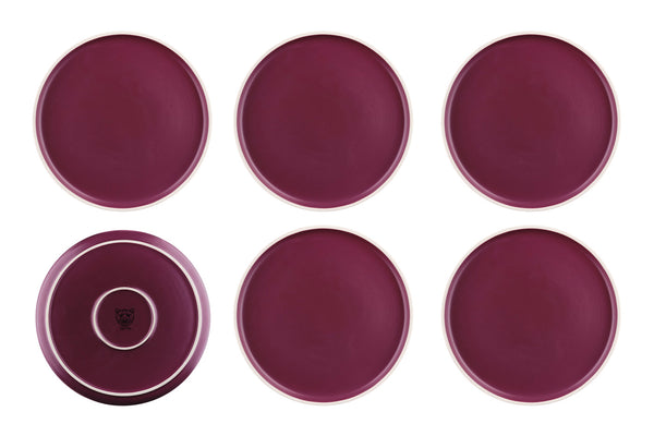 Assiette ORIGIN Ø26,5cm - 6 pièces - Prune