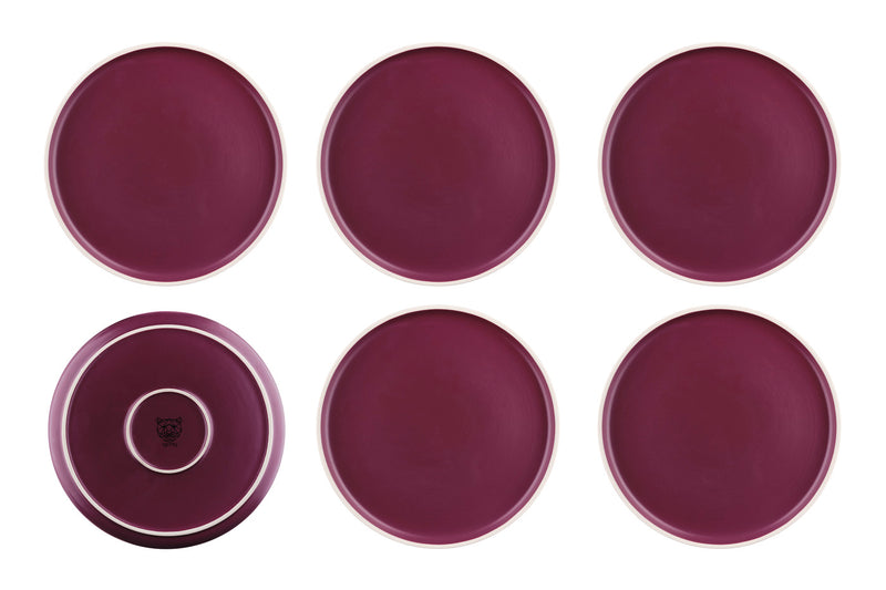 Assiette ORIGIN Ø26,5cm - 6 pièces - Prune