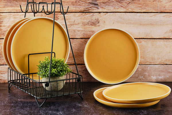 Assiette ORIGIN Ø26,5cm - 6 pièces - Safran