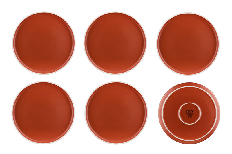 Assiette ORIGIN Ø26,5cm - 6 pièces - Terracotta