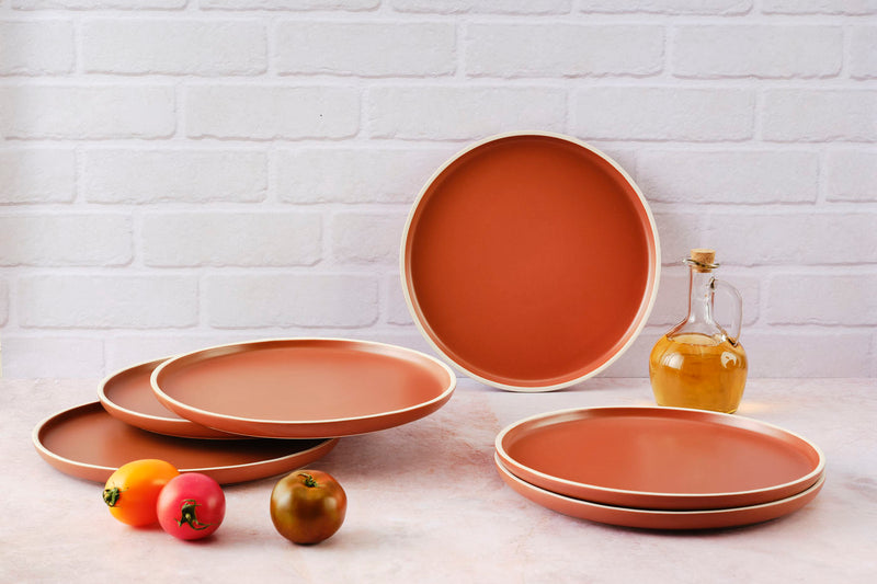 Assiette ORIGIN Ø26,5cm - 6 pièces - Terracotta