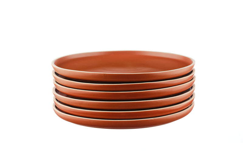 Assiette ORIGIN Ø26,5cm - 6 pièces - Terracotta