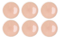 Assiette OXYGEN Ø27cm - 6 pièces - Rose poudre
