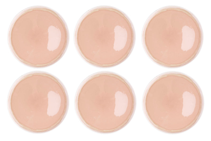 Assiette OXYGEN Ø27cm - 6 pièces - Rose poudre