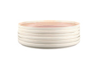 Assiette OXYGEN Ø27cm - 6 pièces - Rose poudre