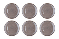 Assiette STELLAR Ø27cm - 6 pièces - Gris béton