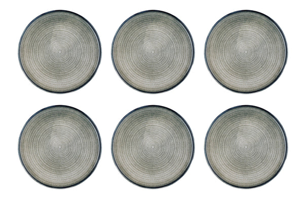 Assiette ZEN Ø28cm - 6 pièces - Natural