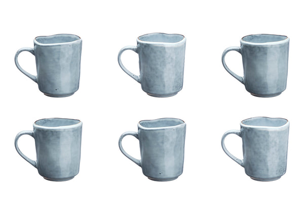 Mug CLOUD 40cl - 6 pièces - Gris orage