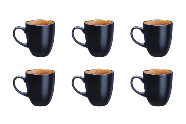 Mug 40cl - 6 pièces - Marron sauvage