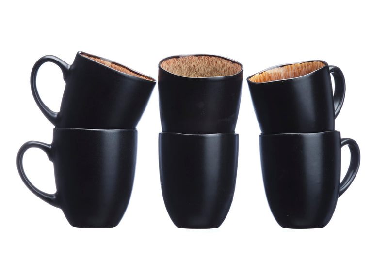 Mug 40cl - 6 pièces - Marron sauvage