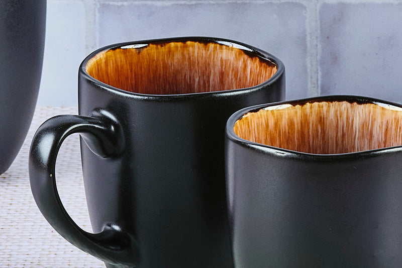 Mug 40cl - 6 pièces - Marron sauvage