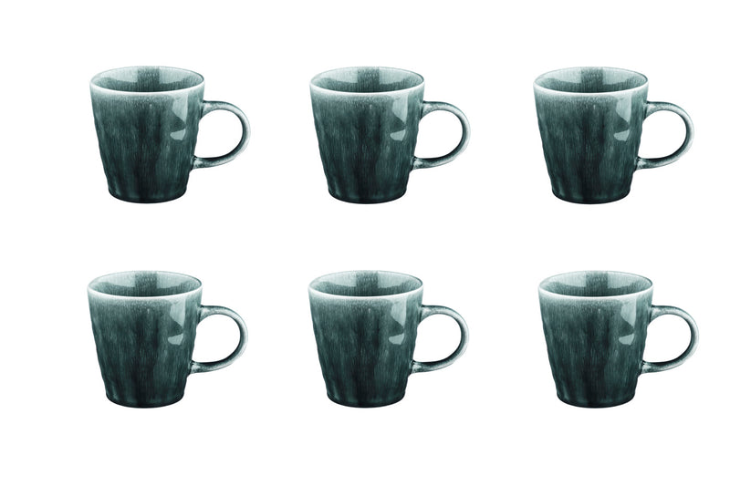 Mug MOON 40cl - 6 pièces - Pétrole