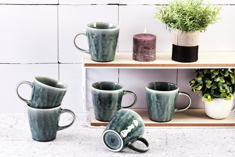 Mug MOON 40cl - 6 pièces - Pétrole