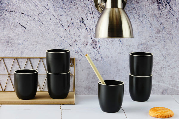 Mug ORIGIN 20cl - 6 pièces - Charbon
