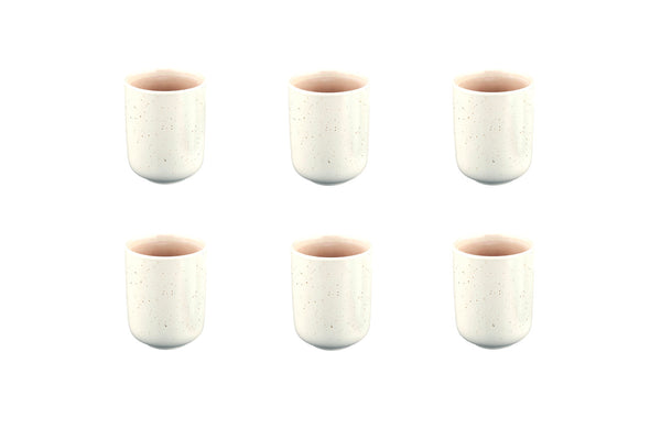 Mug OXYGEN 30cl - 6 pièces - Rose poudre
