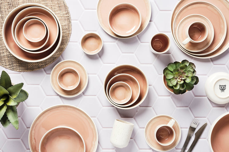Mug OXYGEN 30cl - 6 pièces - Rose poudre
