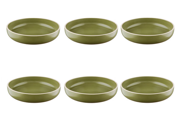 Assiette creuse ORIGIN Ø22cm - 6 pièces - Argile