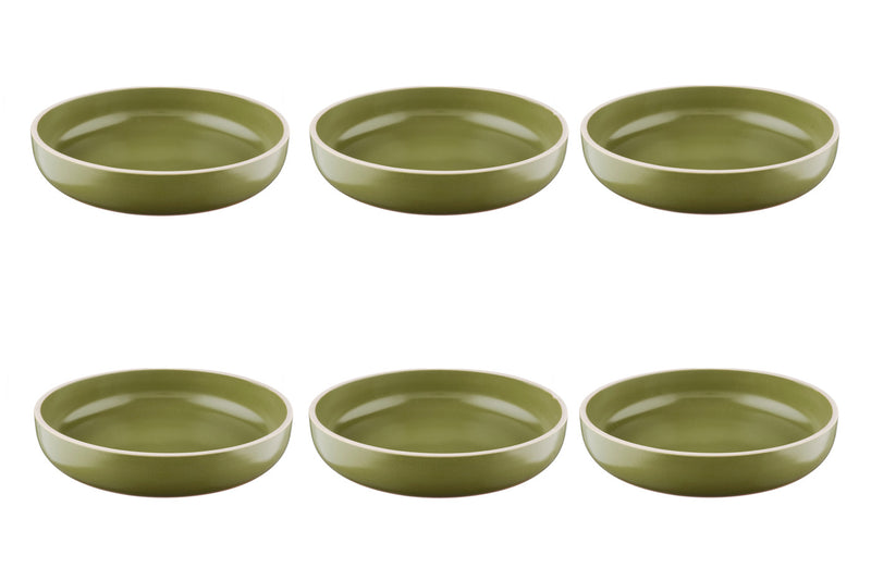 Assiette creuse ORIGIN Ø22cm - 6 pièces - Argile