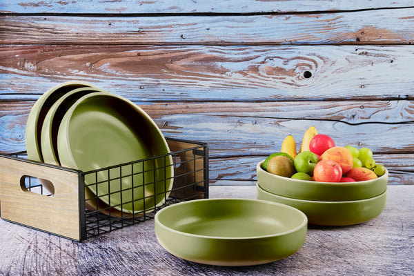Assiette creuse ORIGIN Ø22cm - 6 pièces - Argile