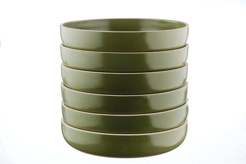 Assiette creuse ORIGIN Ø22cm - 6 pièces - Argile