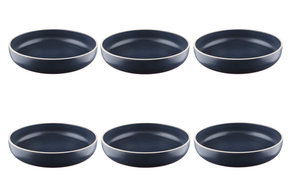 Assiette creuse ORIGIN Ø22cm - 6 pièces - Basalte