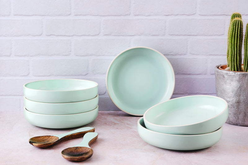 Assiette creuse ORIGIN Ø22cm - 6 pièces - Pierre