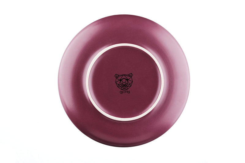 Assiette creuse ORIGIN Ø22cm - 6 pièces - Prune