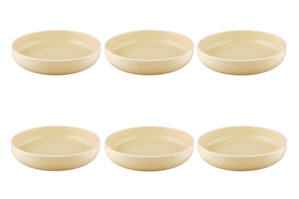 Assiette creuse ORIGIN Ø22cm - 6 pièces - Sable
