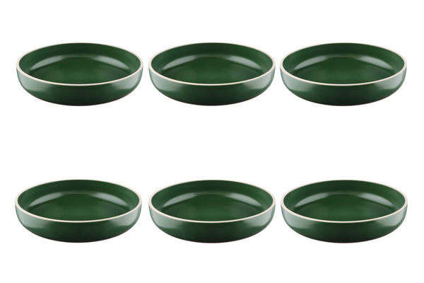 Assiette creuse ORIGIN Ø22cm - 6 pièces - Sapin