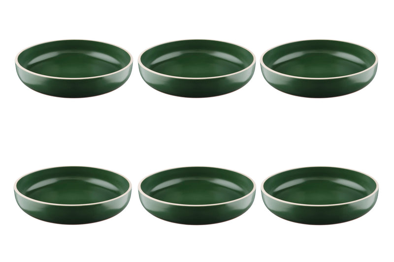 Assiette creuse ORIGIN Ø22cm - 6 pièces - Sapin